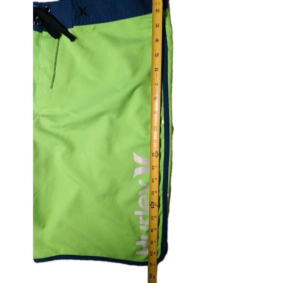 Hurley Block Party Swim Boardshorts Mens Size 36 Tropical Trunks Striped Sport - Picture 11 of 16